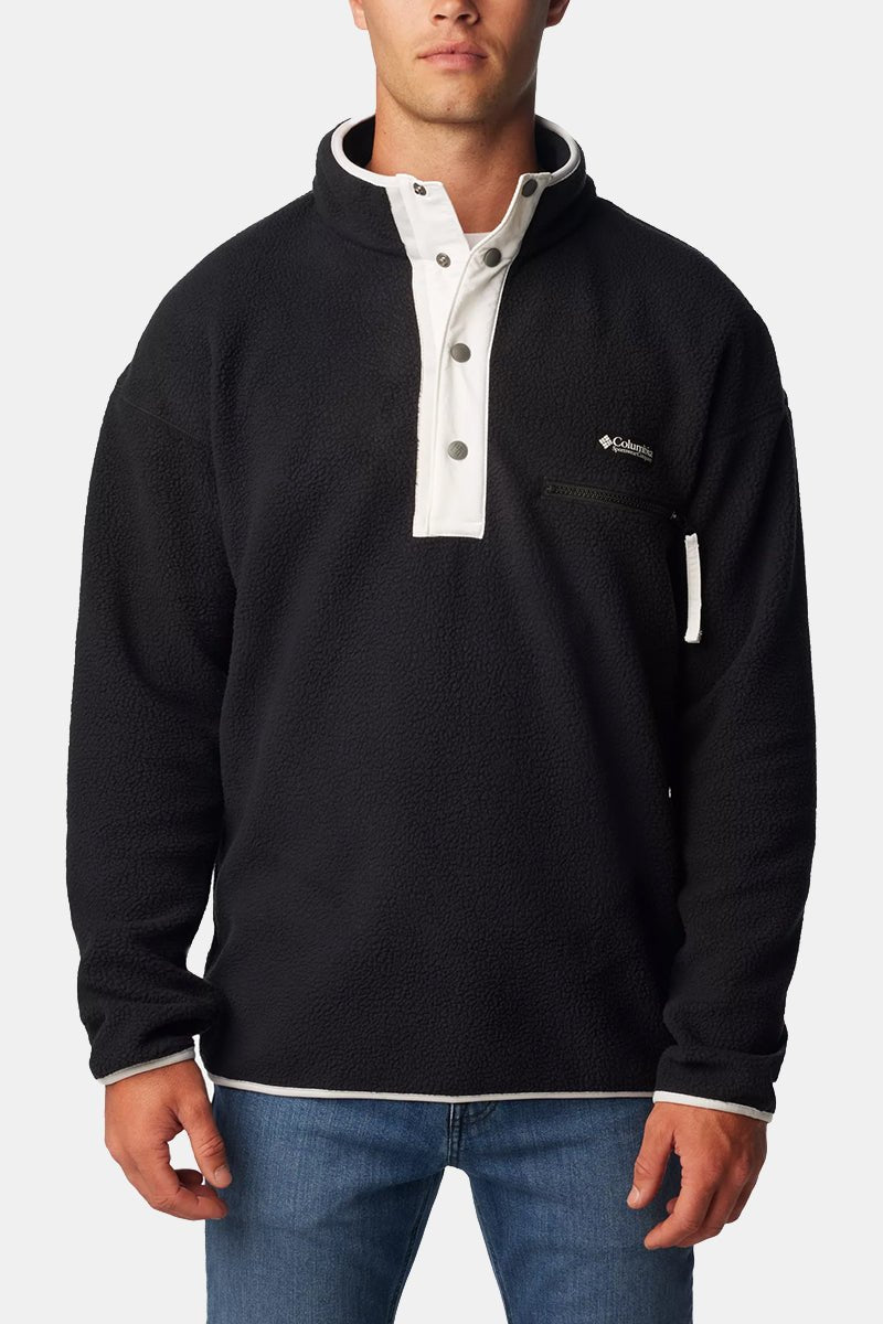 Columbia Helvetia™ II Half Snap Fleece (Black) | Sweaters