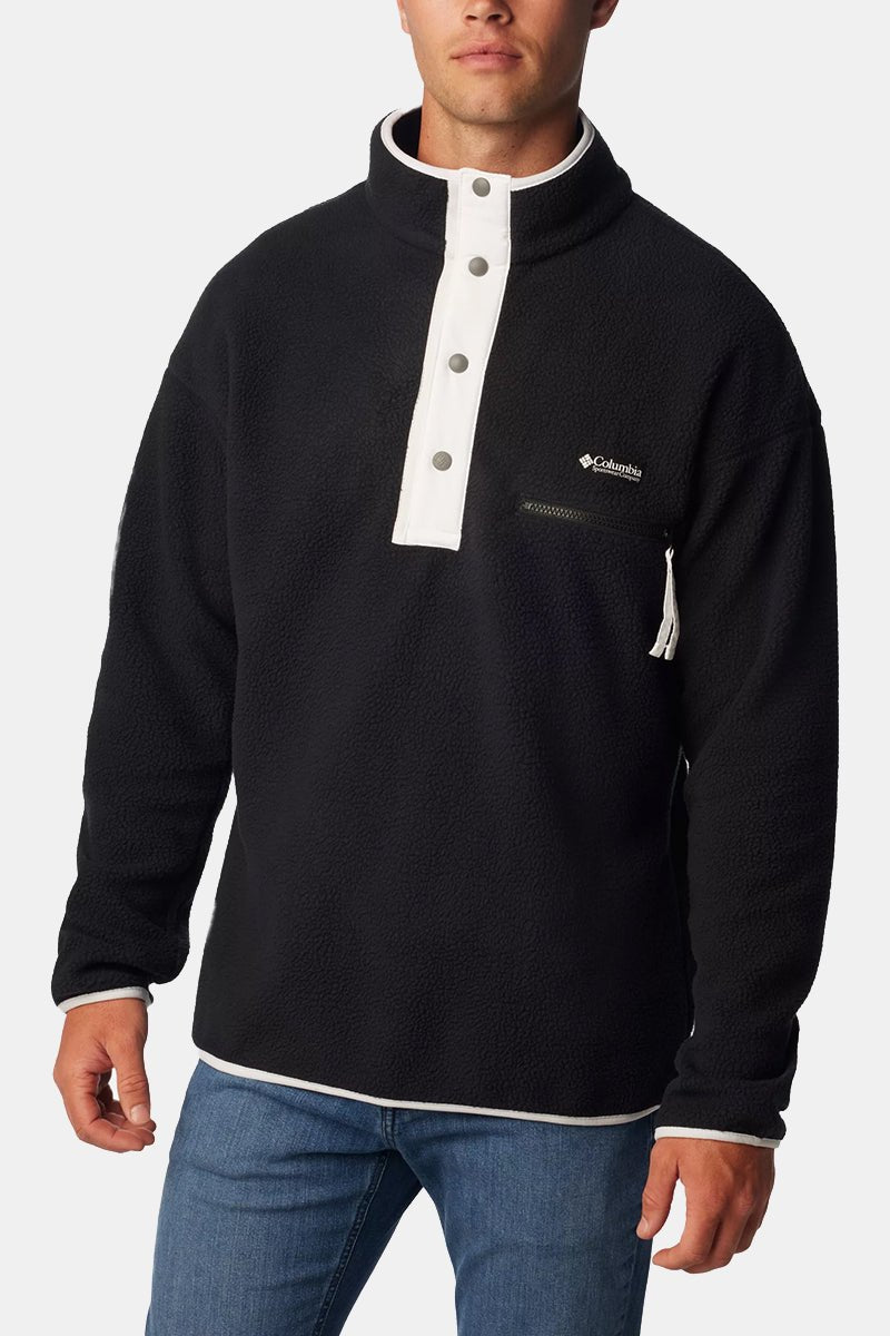 Columbia Helvetia™ II Half Snap Fleece (Black) | Sweaters