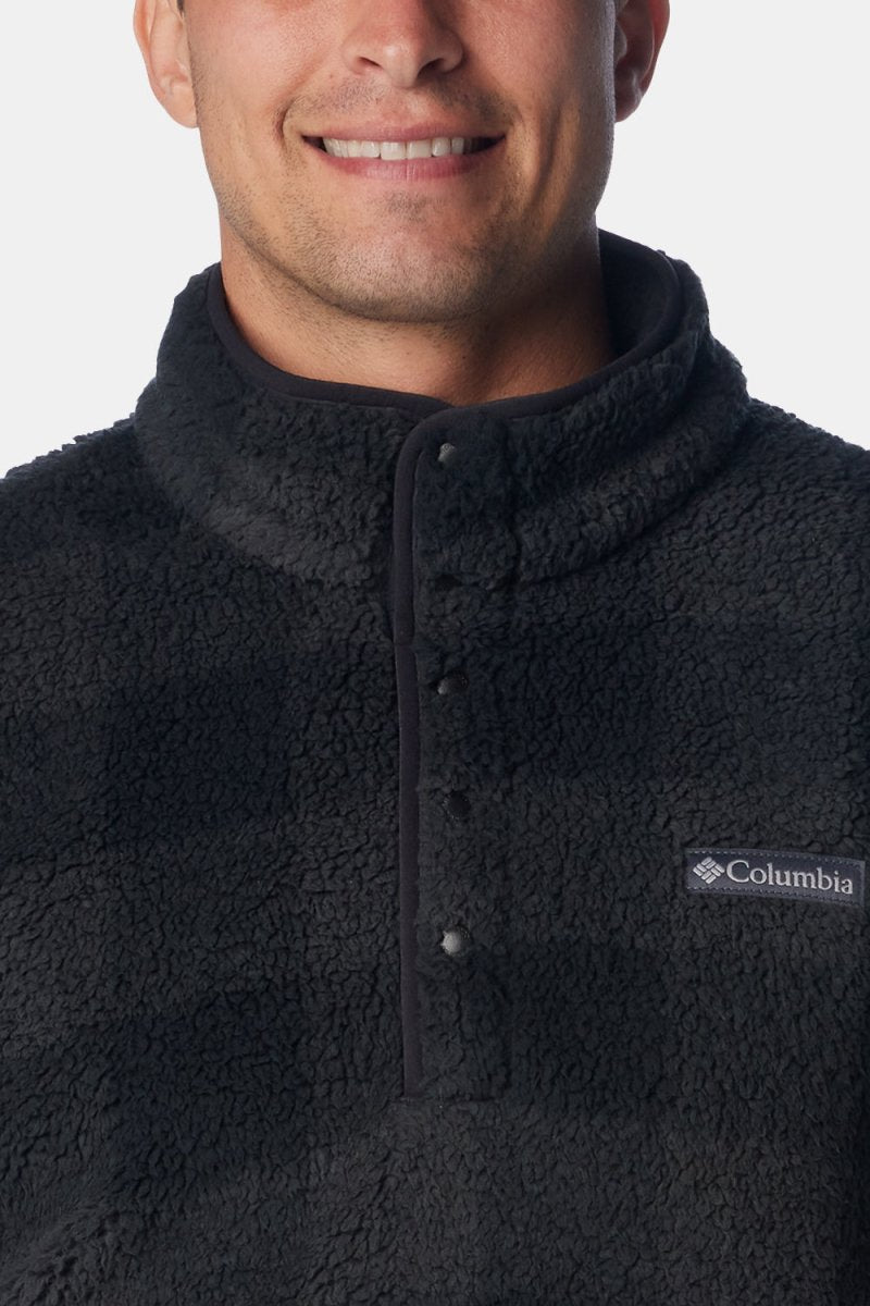 Columbia Rugged Ridge II Sherpa 1/2 Snap (Black Check) | Sweaters