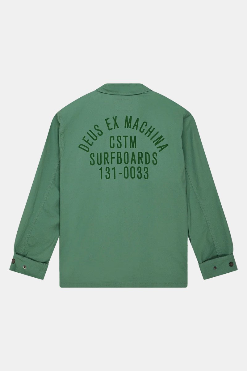 Deus Tommy Poplin Surf Shirt (Shale Green) | Shirts