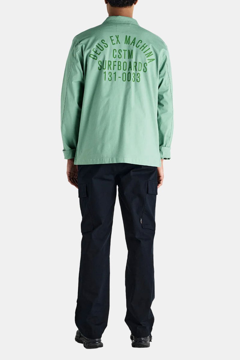 Deus Tommy Poplin Surf Shirt (Shale Green) | Shirts