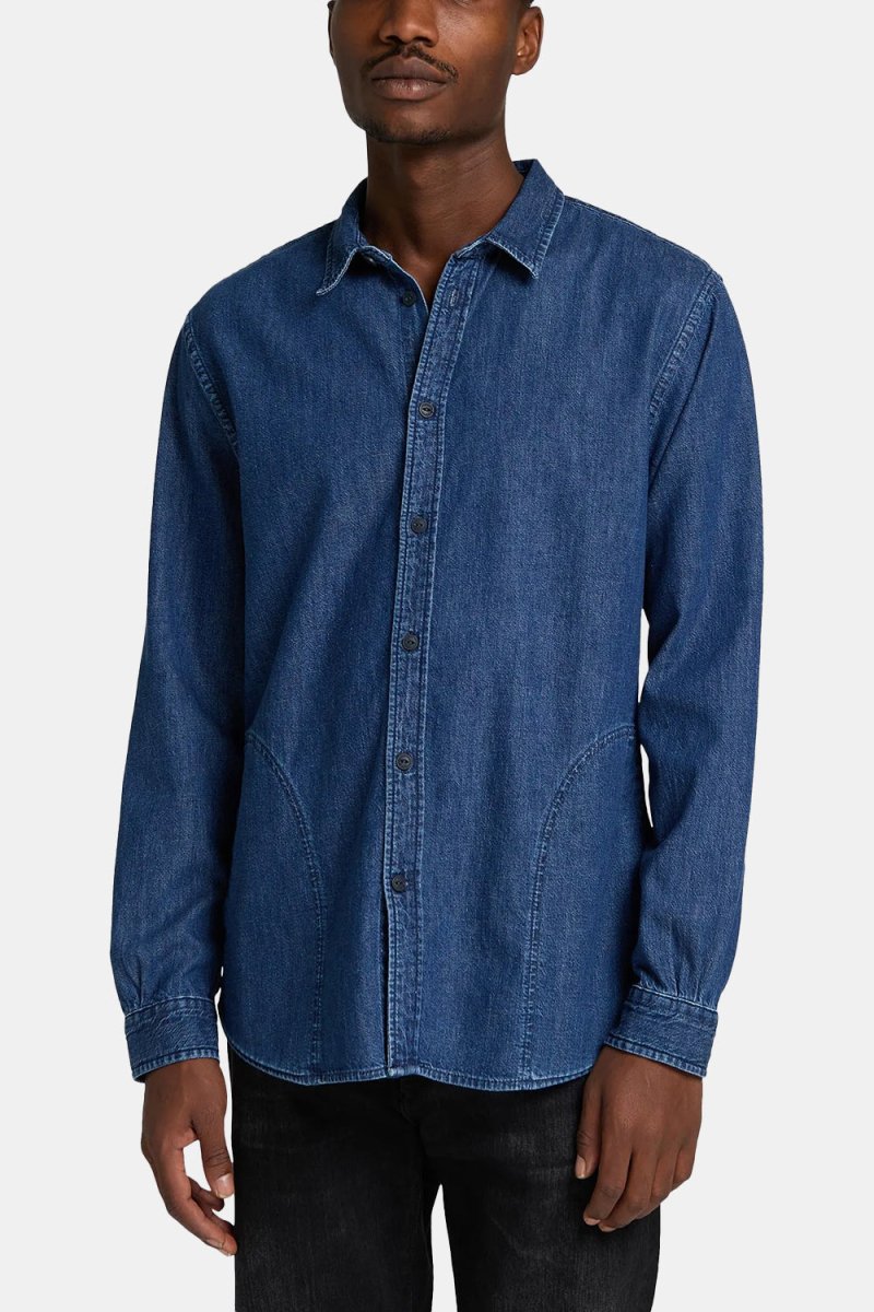 Edwin Cadet Shirt (Blue Mid Stone Wash) | Shirts