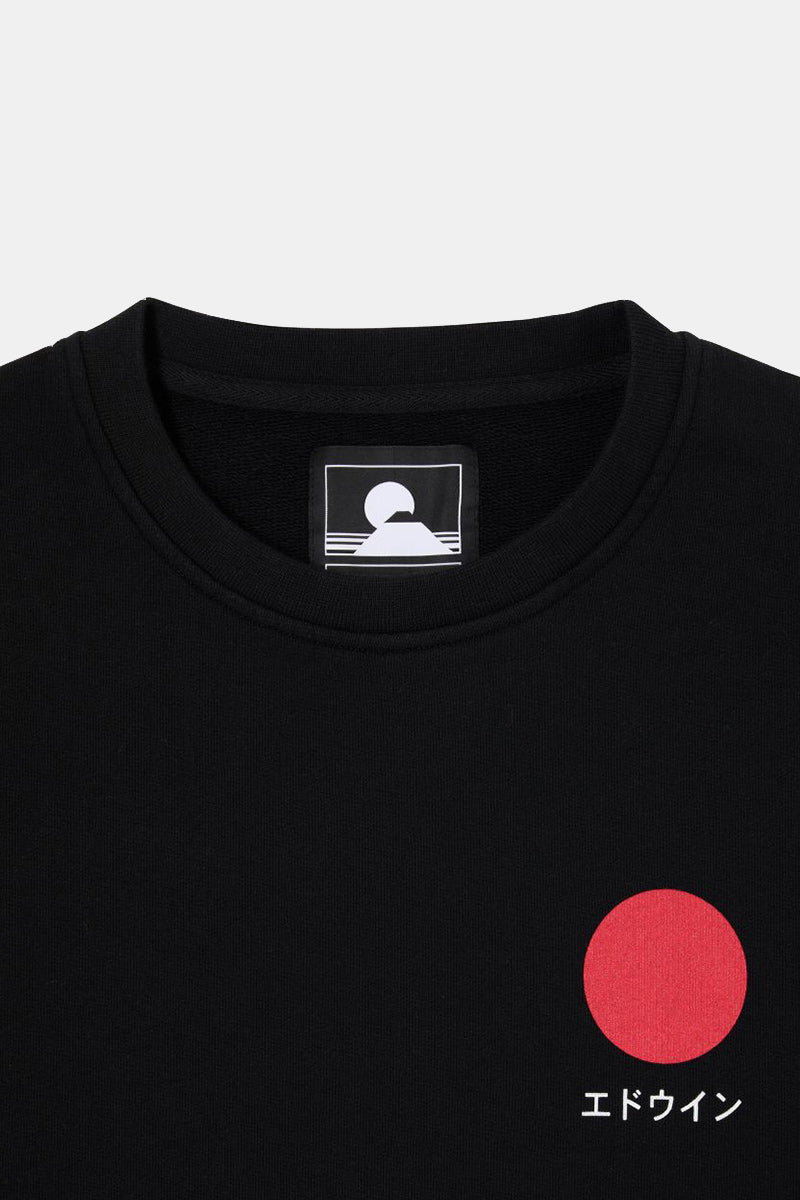 Edwin Japanese Sun Heavy Felpa Sweat (Black) | Sweaters