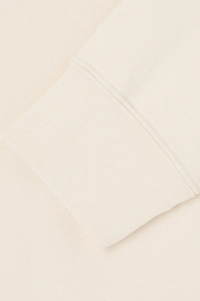 Edwin Japanese Sun Hooded Sweatshirt (Whisper White) | Sweaters