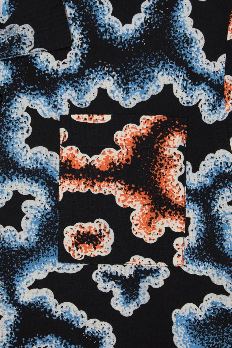 Edwin Kumo Seersucker Short Sleeve Shirt (Multicolor) | Shirts