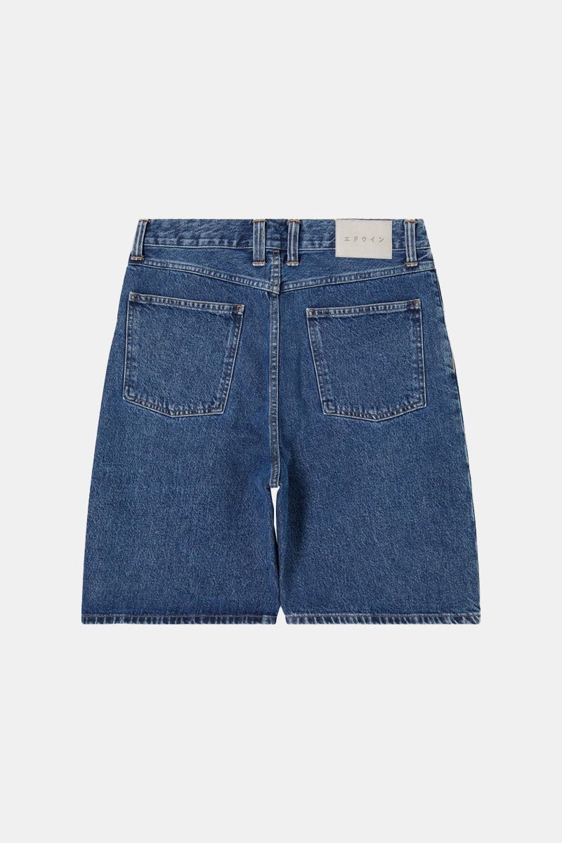 Edwin Tyrell Mid Marble Shorts (Arctic Blue) | Shorts