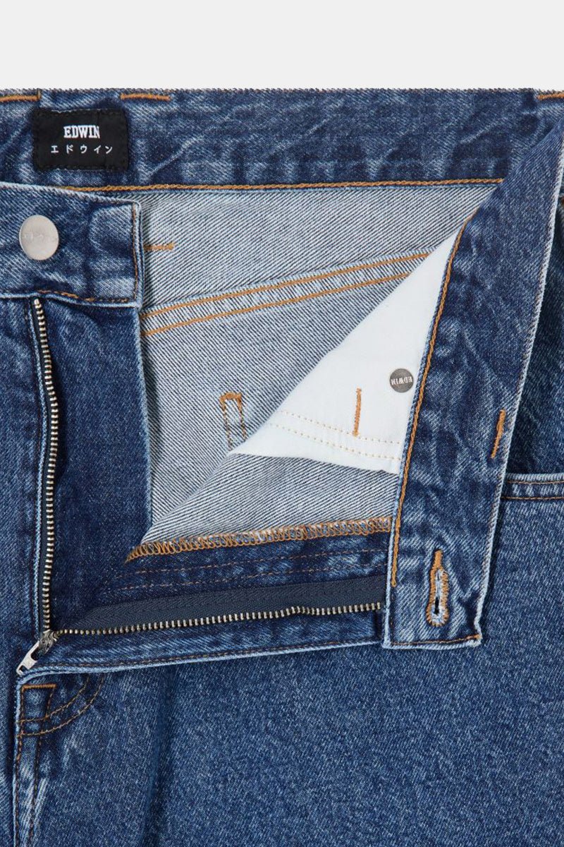 Edwin Tyrell Mid Marble Shorts (Arctic Blue) | Shorts