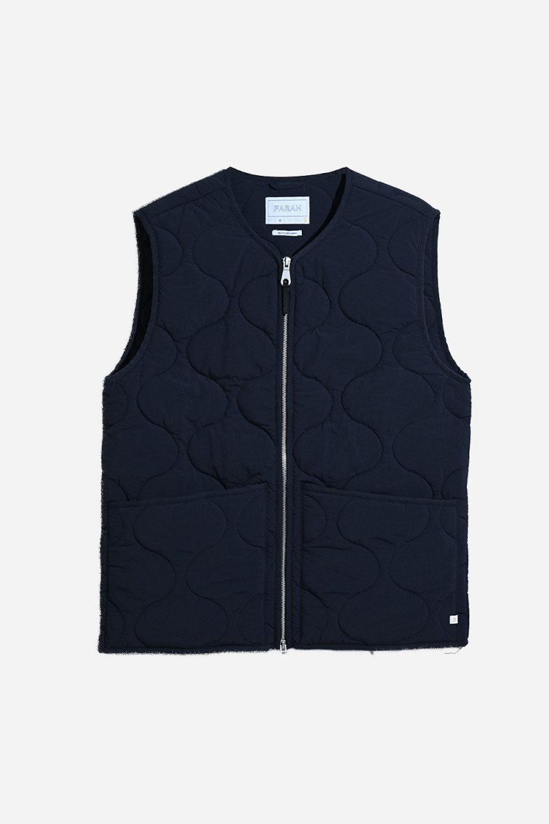 Farah Campbell Gilet (True Navy) | Vests