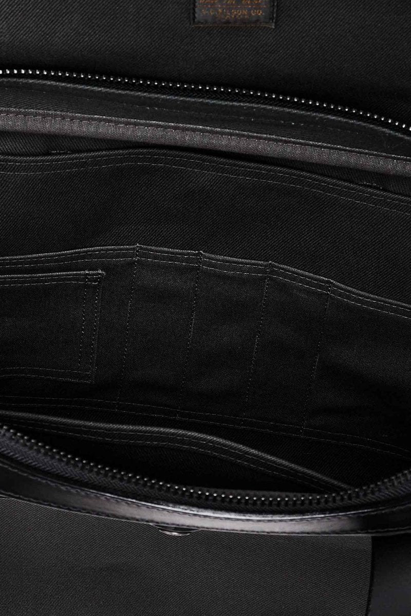 Filson Rugged Twill Original Briefcase (Faded Black) | Bags