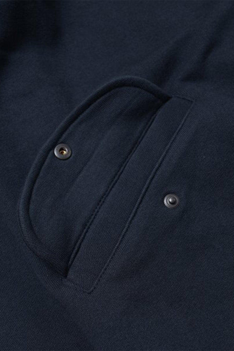 Frizmworks Banding Snap Sweatshirt (Navy) | Sweaters