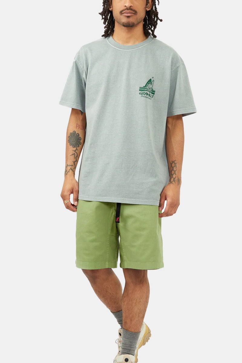 Gramicci G-Shorts Double-Ringspun Organic Cotton Twill (Smokey Mint) | Shorts