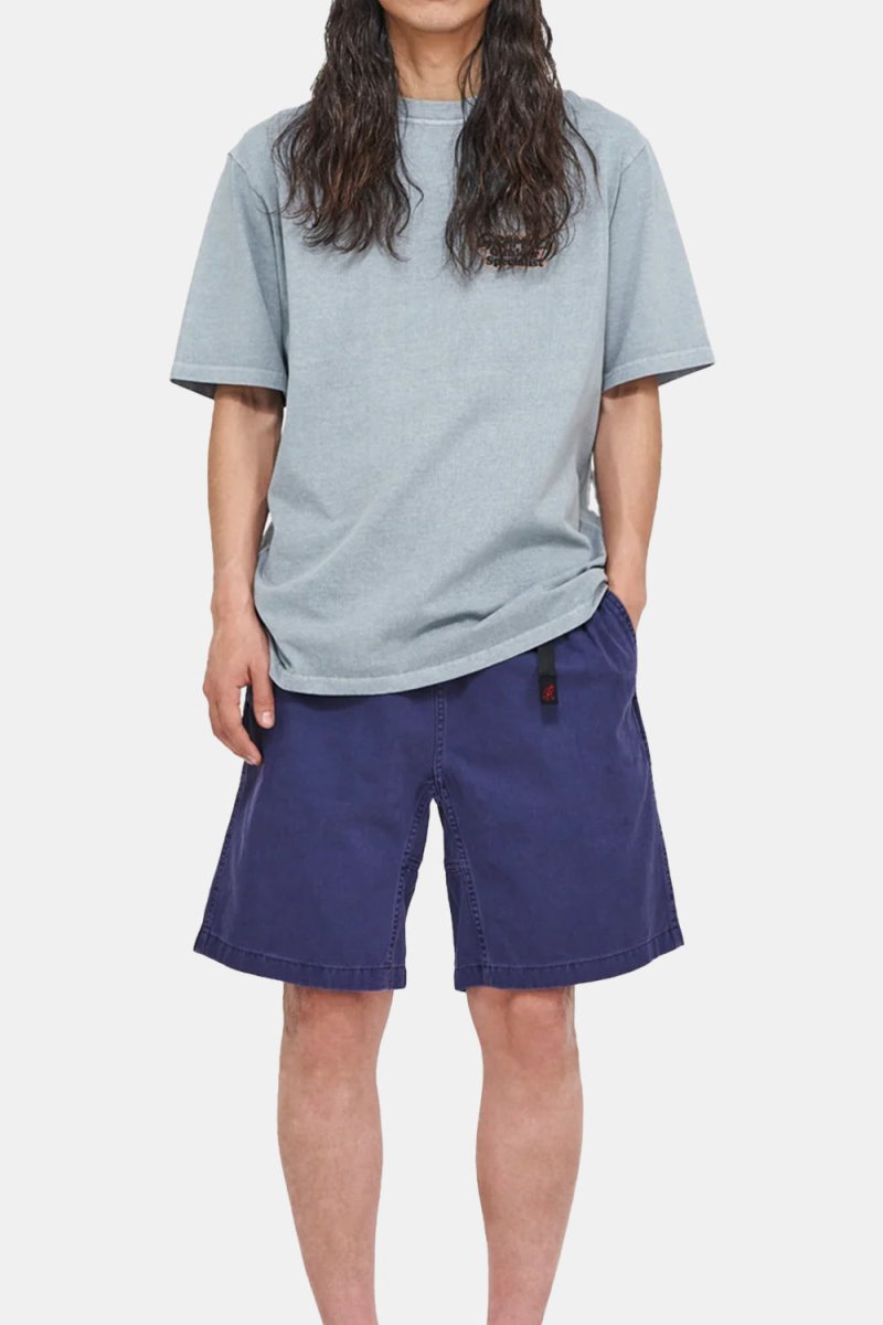 Gramicci G-Shorts Pigment Dye Cotton Twill (Grey Purple) | Shorts
