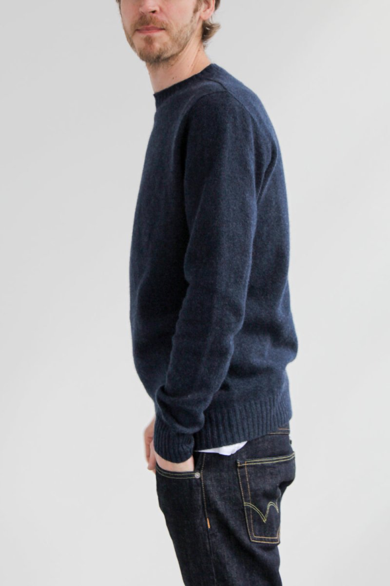 Half-Dozen Supersoft Wool & Cashmere Crew (Bakjal Navy) | Knitwear