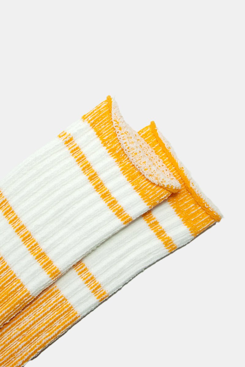 Kinari Skater Plating Crew Socks (Yellow) | Socks