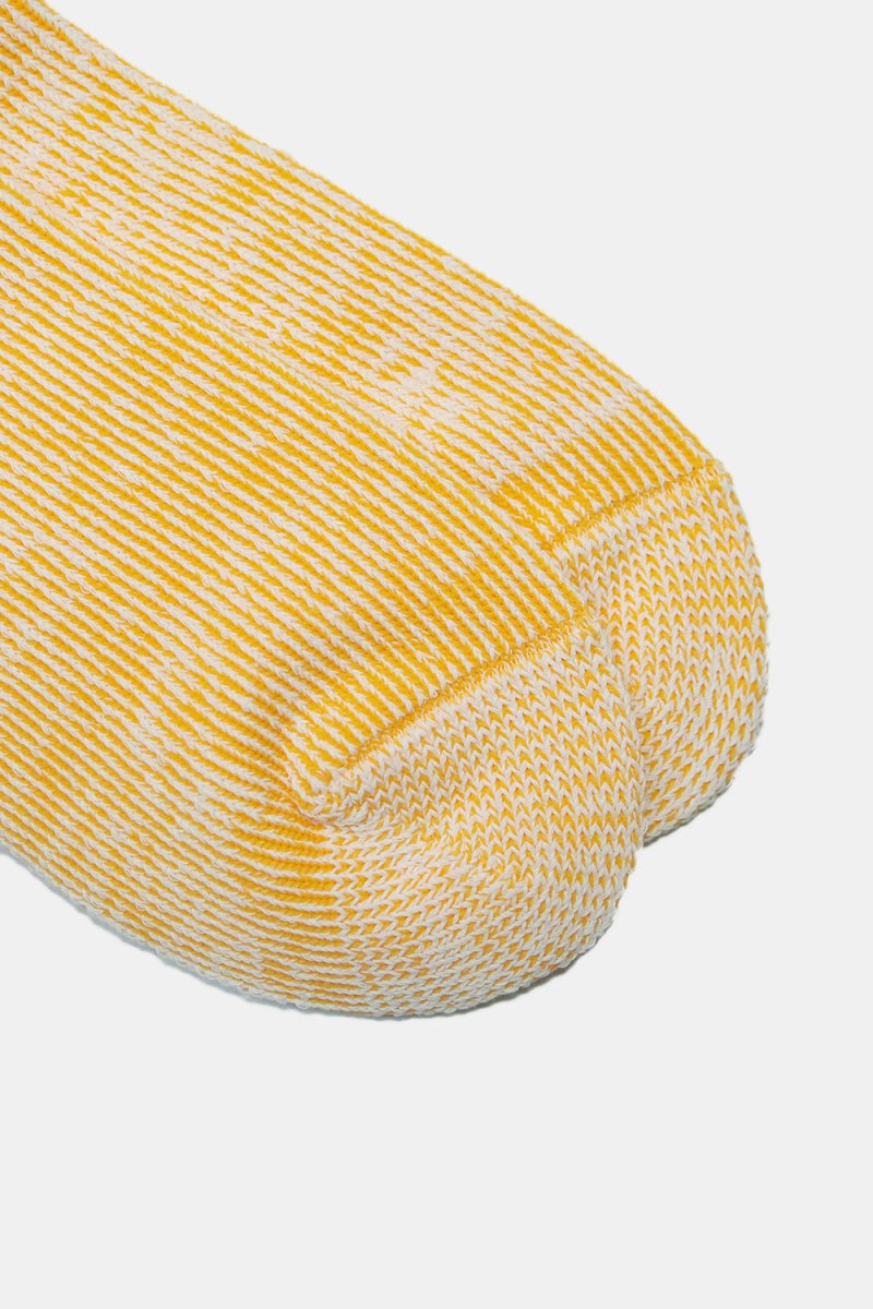 Kinari Skater Plating Crew Socks (Yellow) | Socks