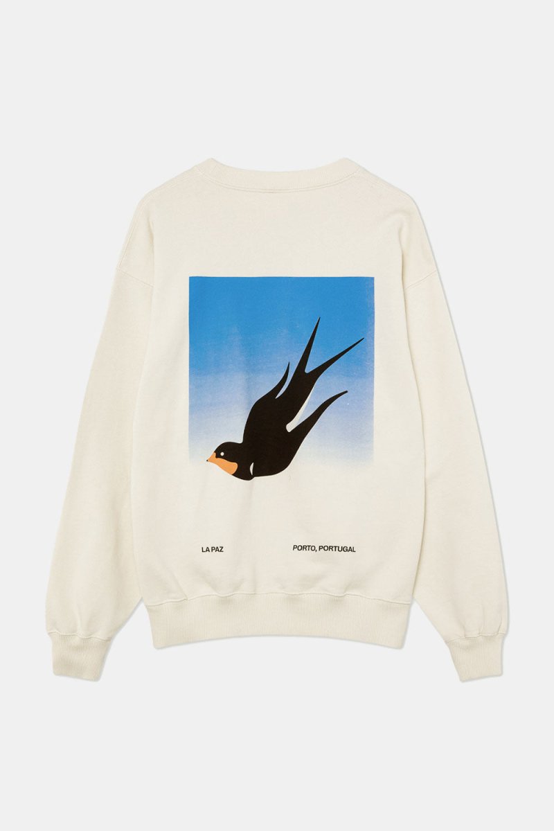 La Paz Xavier Classic Print Sweatshirt (Swallow Postcard) | Sweaters