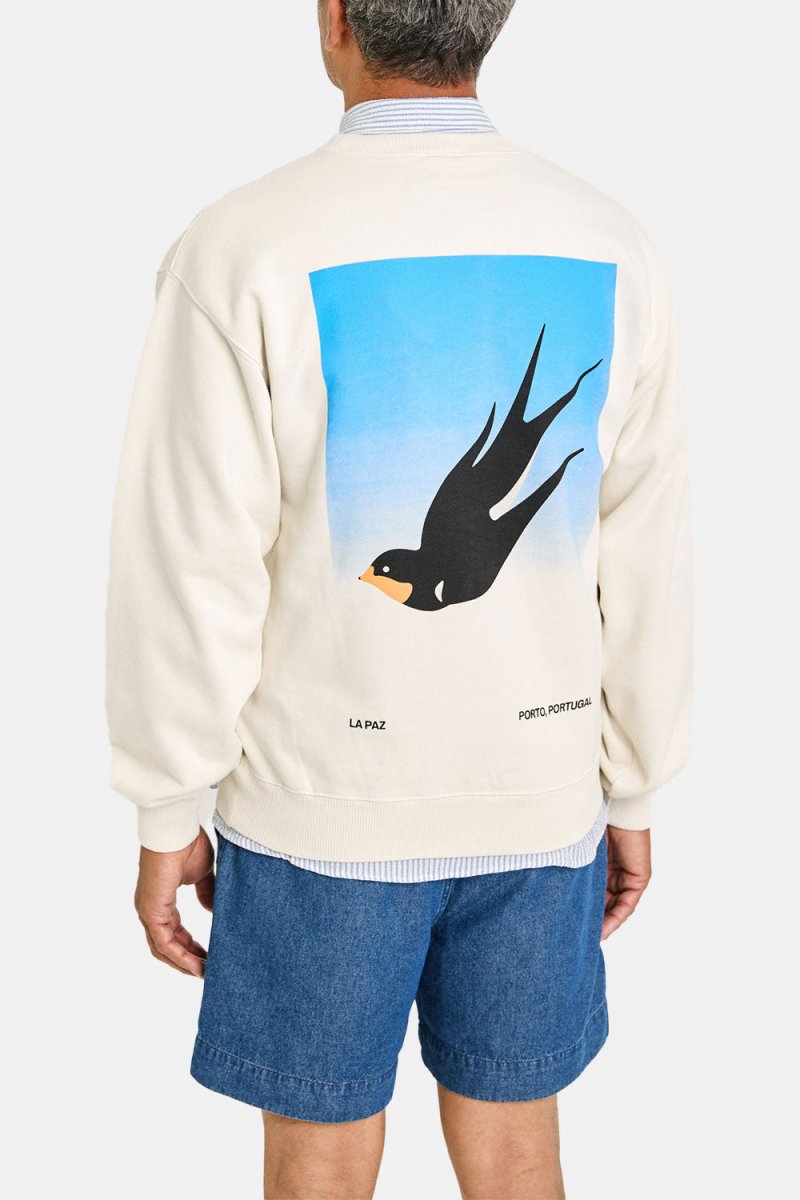 La Paz Xavier Classic Print Sweatshirt (Swallow Postcard) | Sweaters