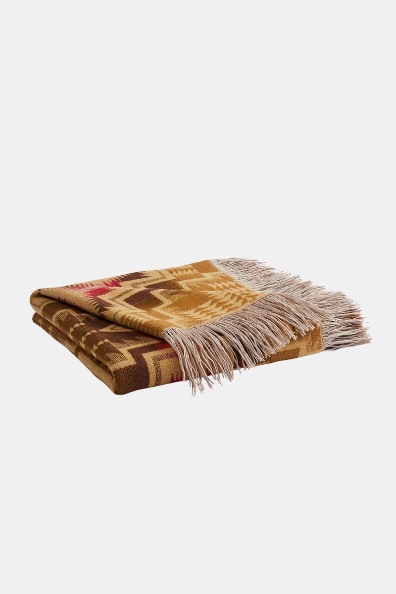 Pendleton Harding Star Fringed Throw (Bronze) | Homeware