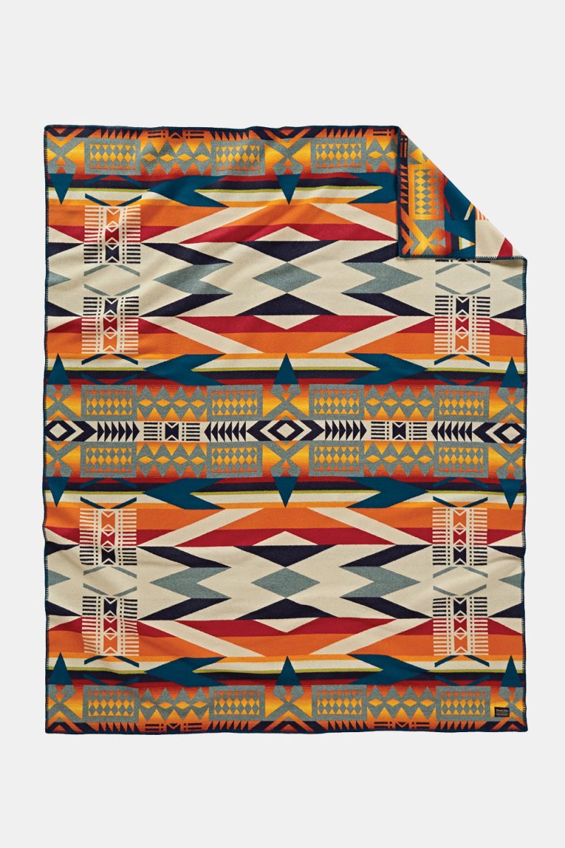 Pendleton Unnapped Jacquard Robe Fire Legend Sunset