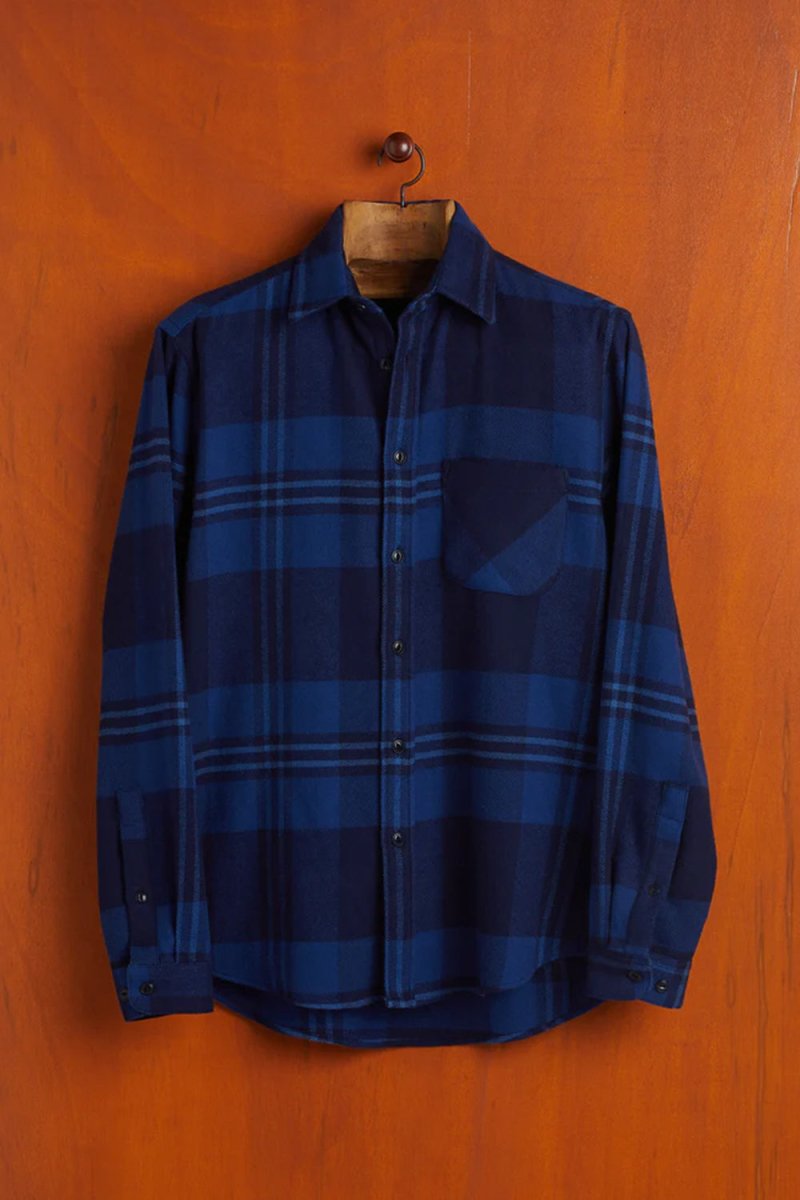 Portuguese Flannel ARQUIVE 82 ESP Shirt (Blue) | Shirts