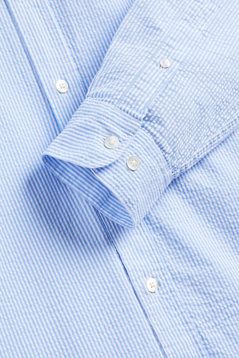 Portuguese Flannel Atlantico Stripe Shirt (Blue) | Shirts