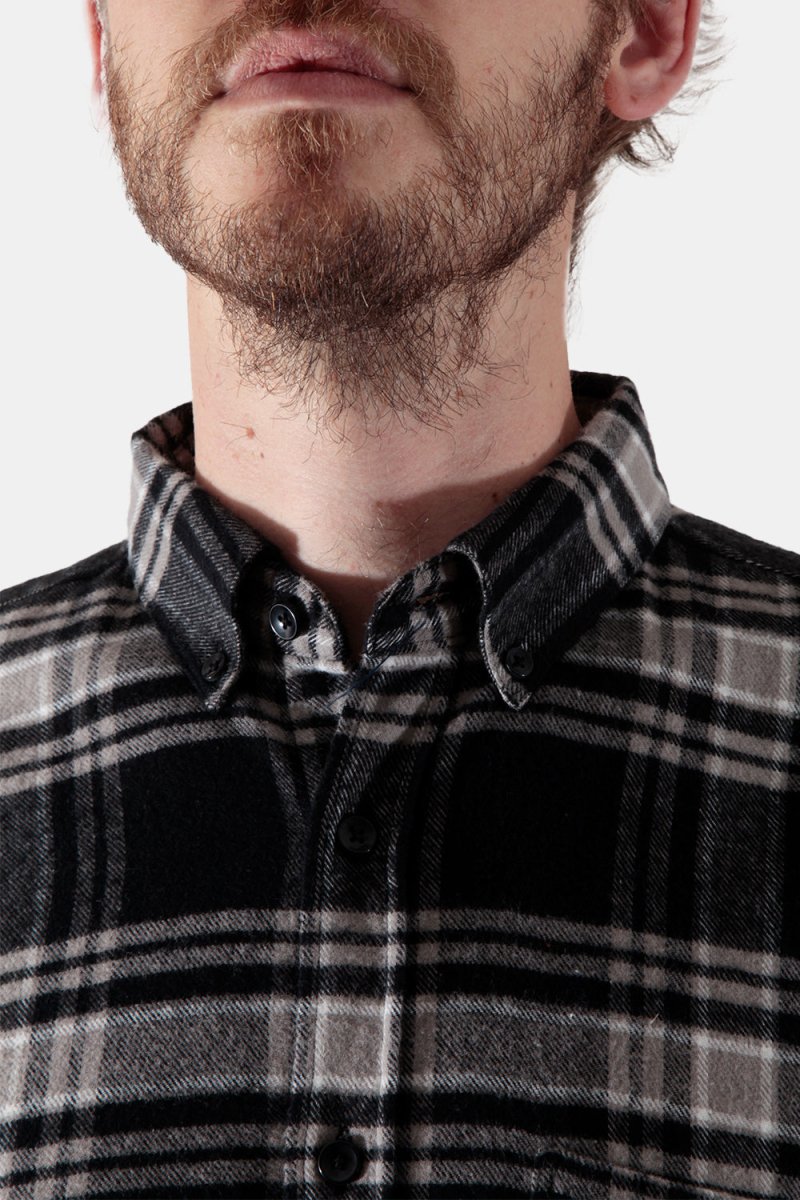 Portuguese Flannel B&B Checked ESP Shirt (Black / Grey) | Shirts