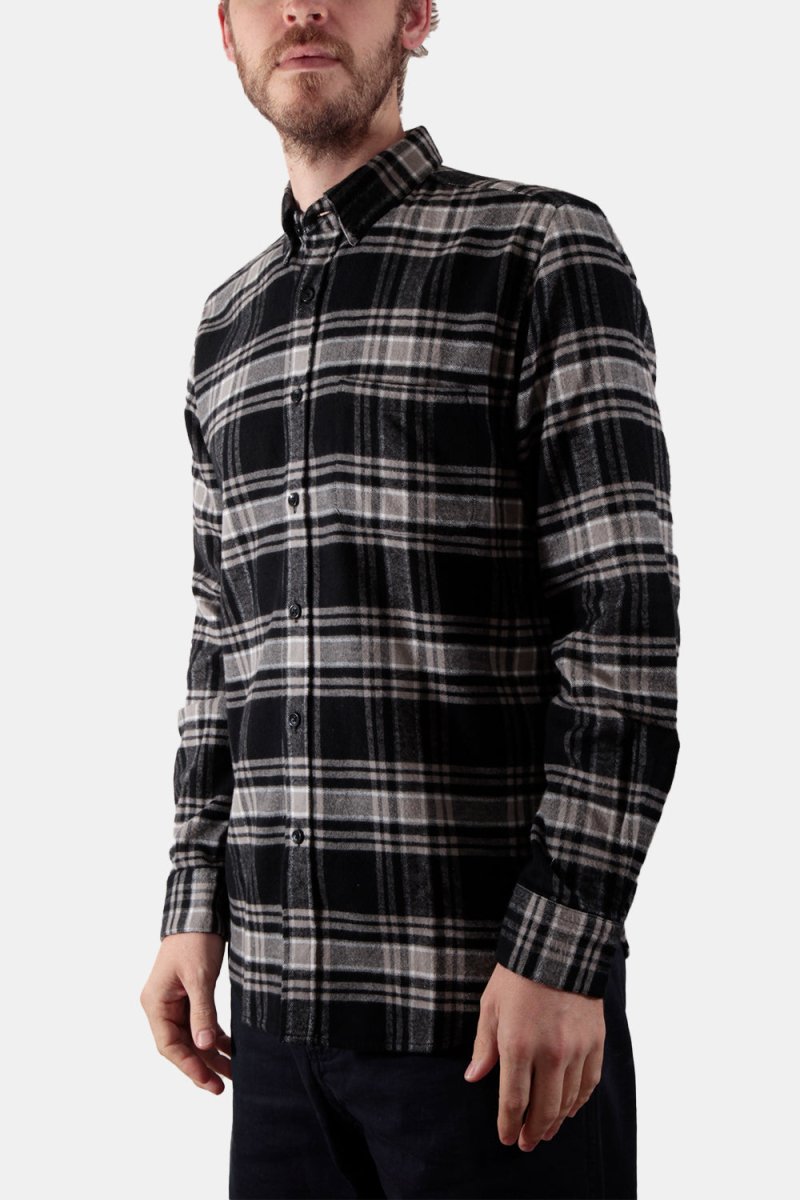 Portuguese Flannel B&B Checked ESP Shirt (Black / Grey) | Shirts