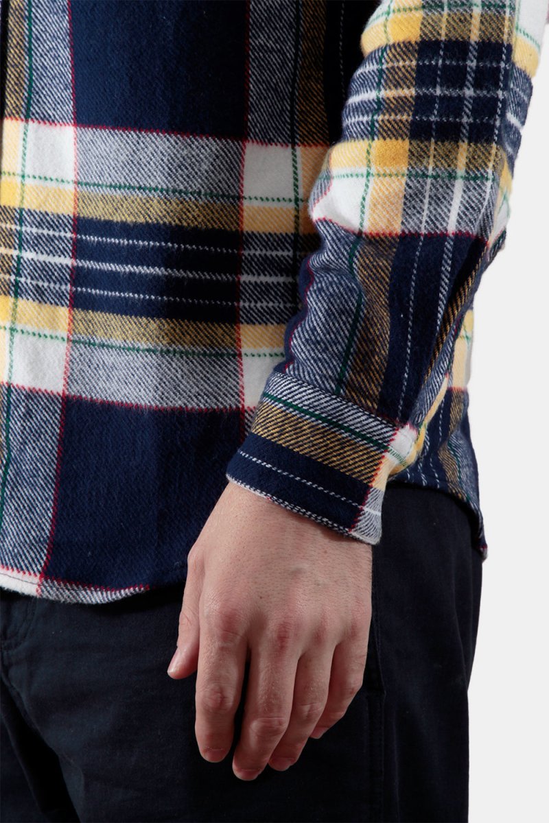 Portuguese Flannel Equi Check ESP Shirt (Blue / White / Yellow) | Shirts