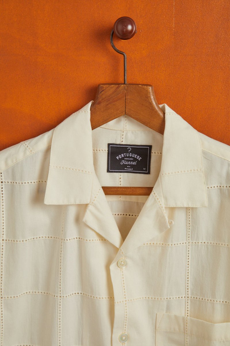 Portuguese Flannel TV Towel Shirt (White) | Shirts