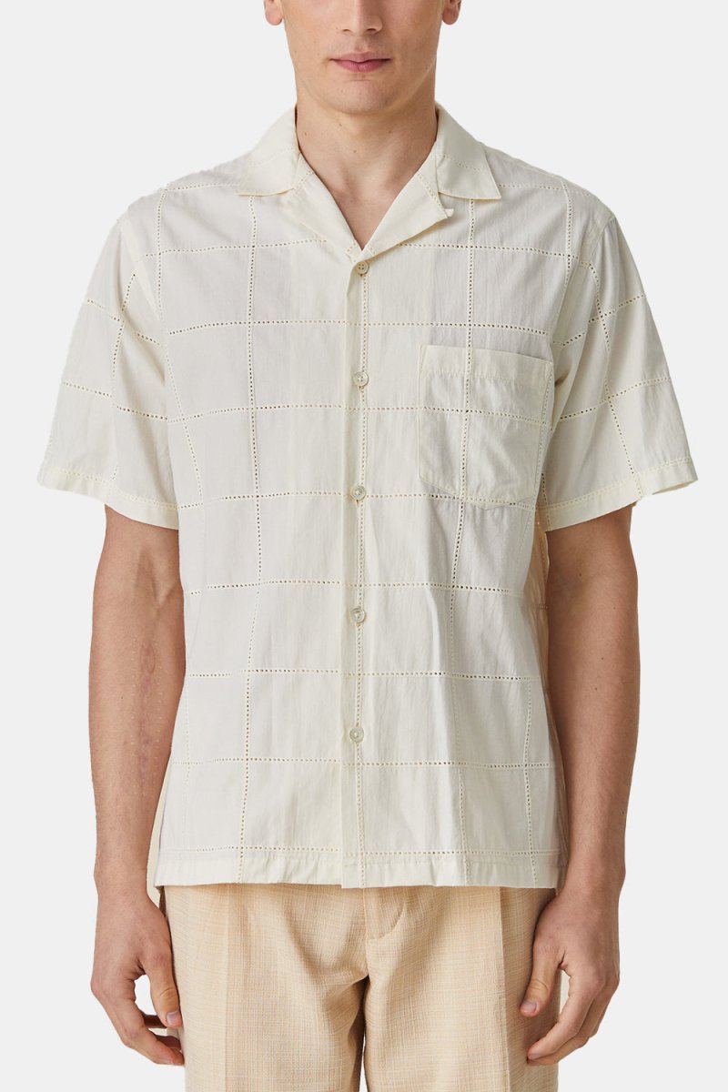 Portuguese Flannel TV Towel Shirt (White) | Shirts