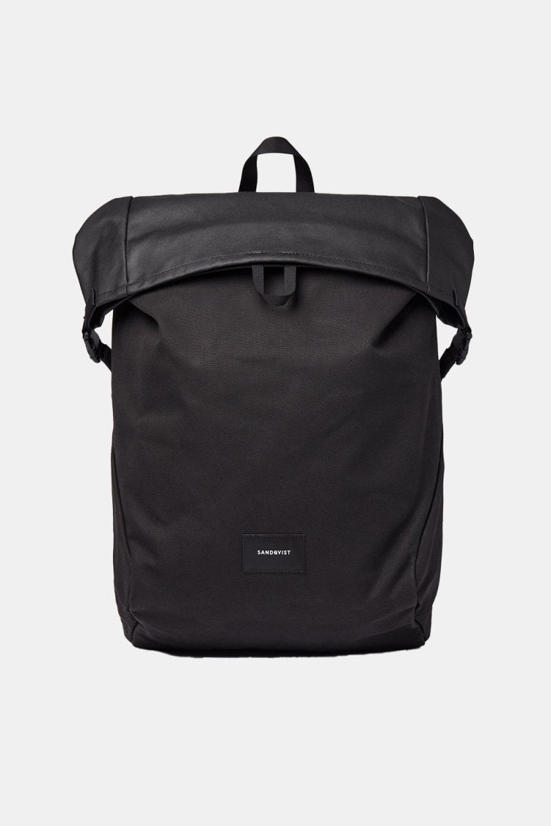 Sandqvist Alfred Backpack (Black/Black Webbing) - Main Image