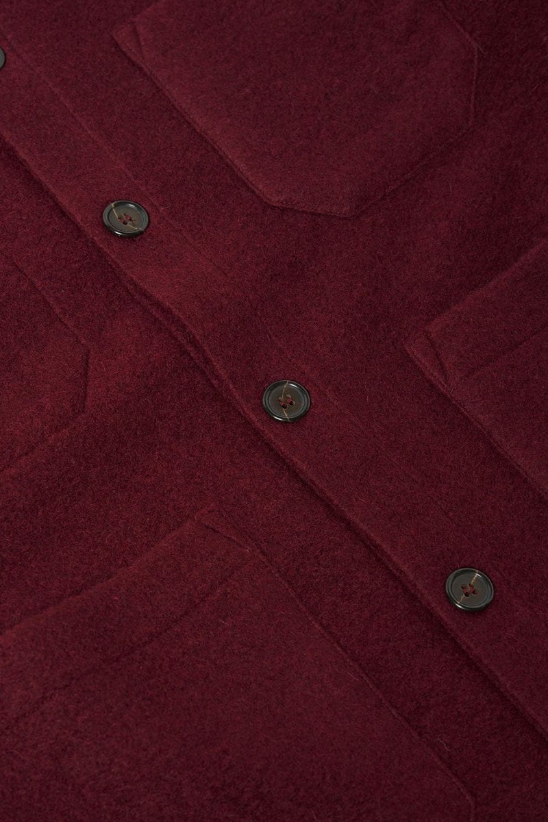 Universal Works Cardigan (Deep Red) | Sweaters