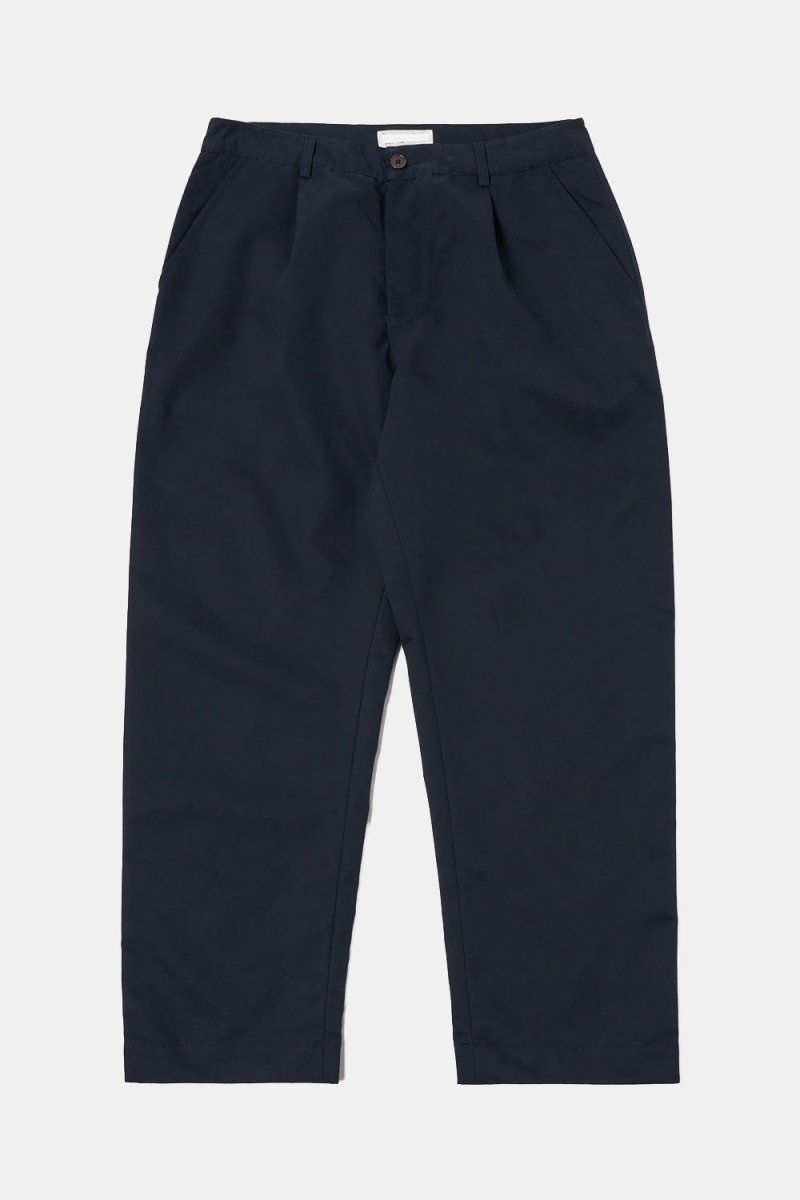 Universal Works Duke Pants (Navy Brushed Polytech) | Trousers
