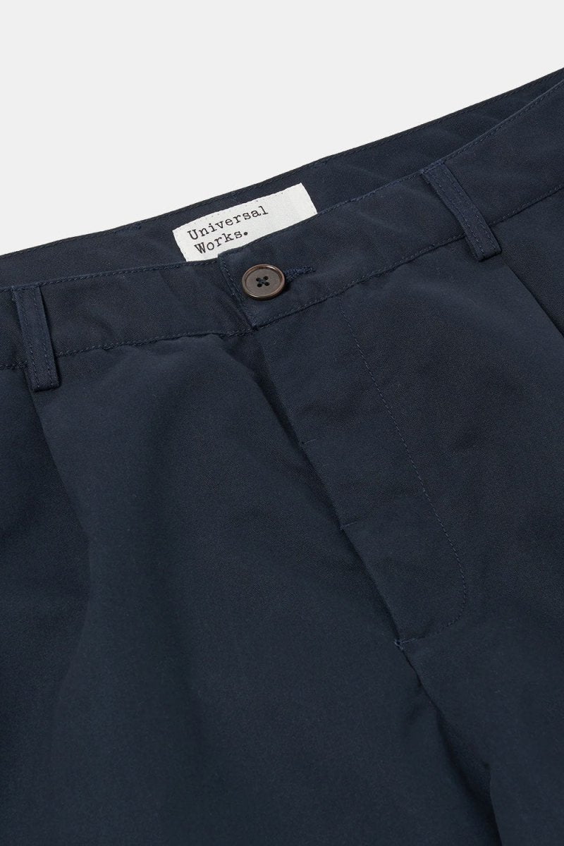 Universal Works Duke Pants (Navy Brushed Polytech) | Trousers