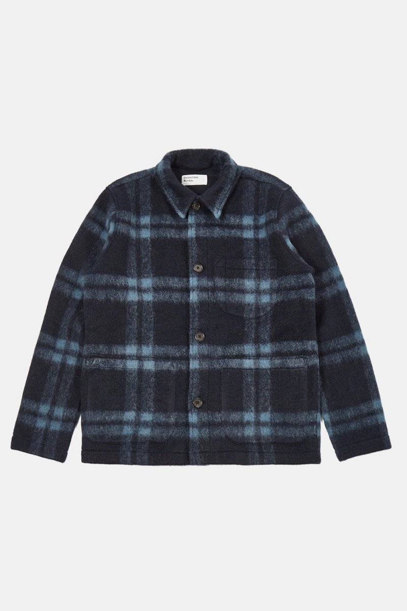 Universal Works Field Jacket (Navy Soft Wool Fleece) | Jackets