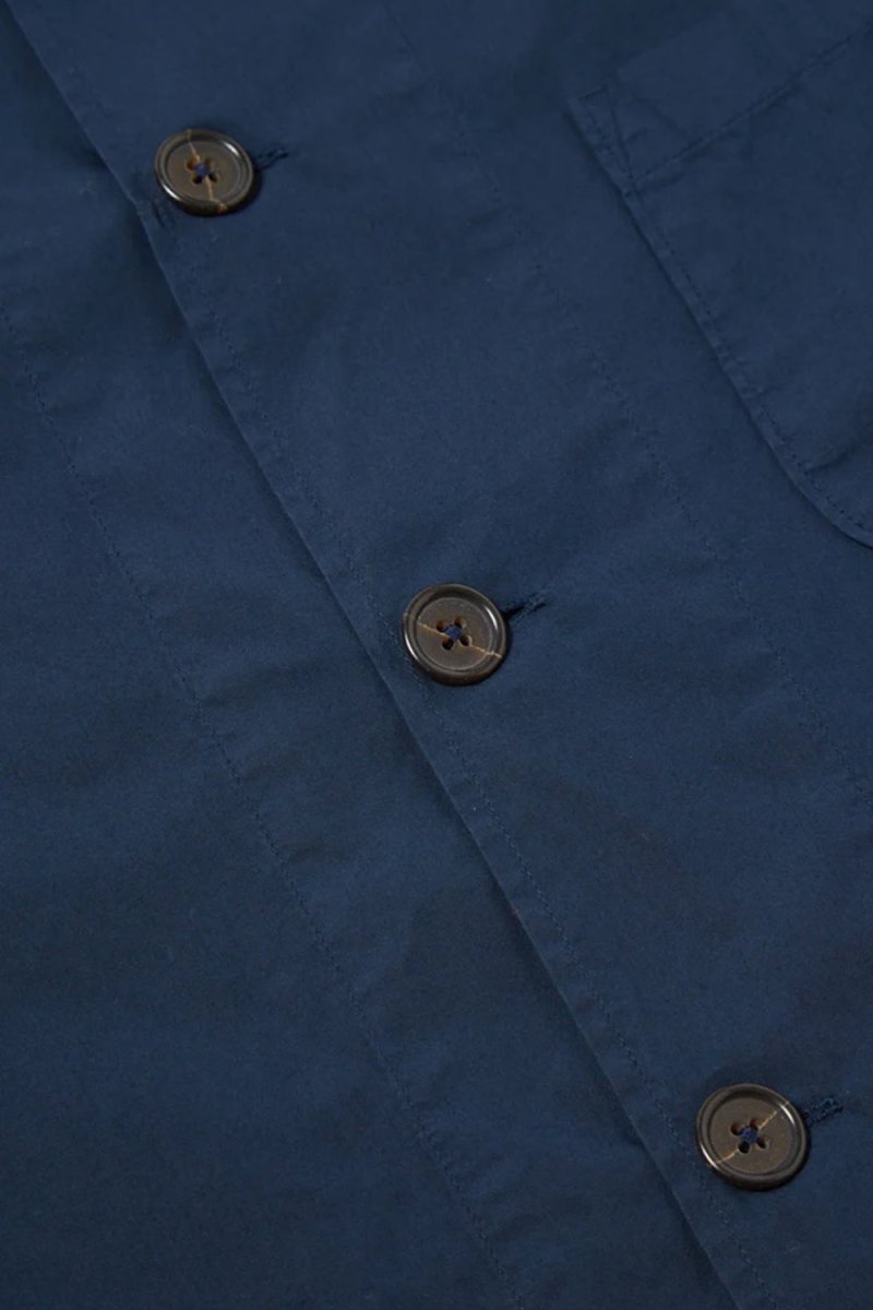 Universal Works Fine Poplin Bakers Jacket (Navy) | Jackets