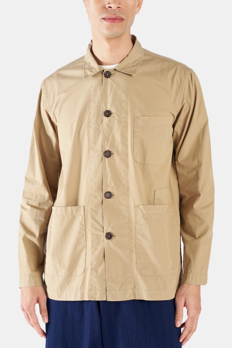 Universal Works Fine Poplin Bakers Jacket (Summer Oak) | Jackets