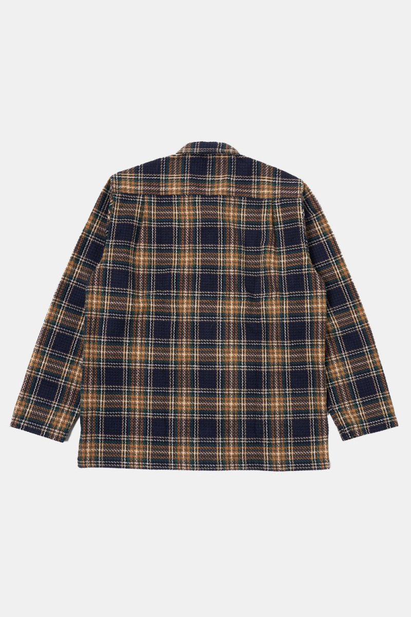 Universal Works Lake Cotton Easy Jacket (Navy/Green) | Coats & Jackets