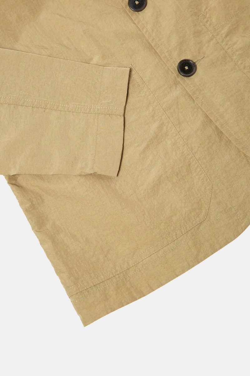Universal Works Nylon Bakers Chore Jacket (Sand) | Jackets