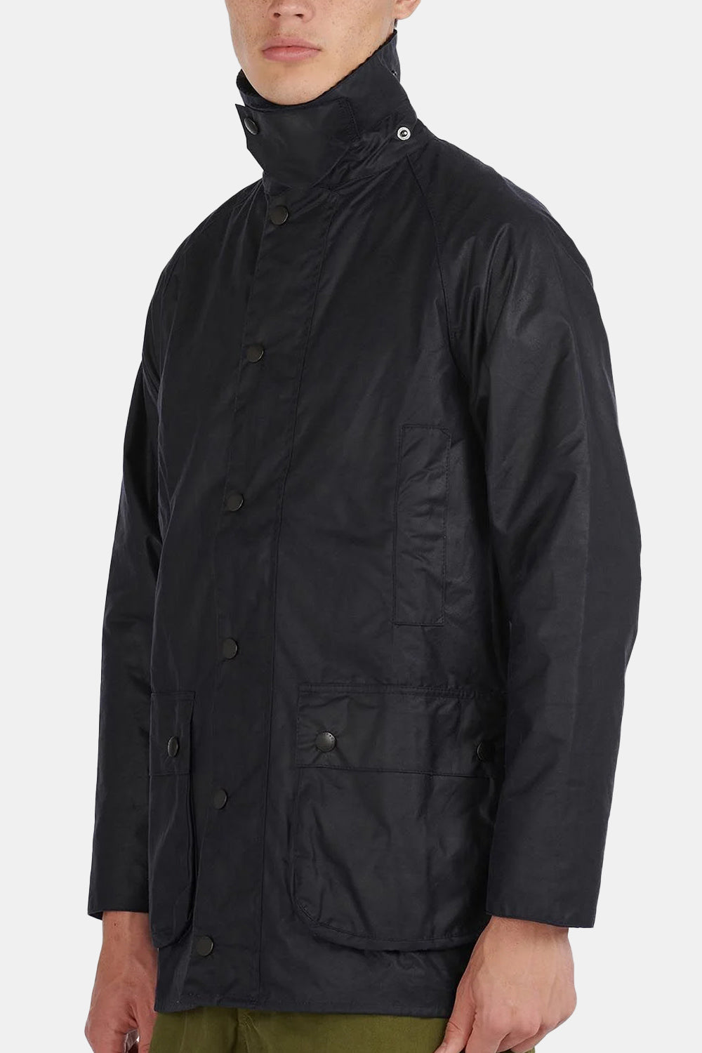 Barbour White Label SL Beaufort Waxed Cotton Jacket (Navy)