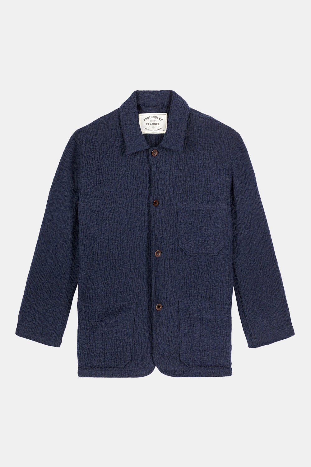Portuguese Flannel Labura Chore Workwear Jacket (Low Tide Navy) | Number Six