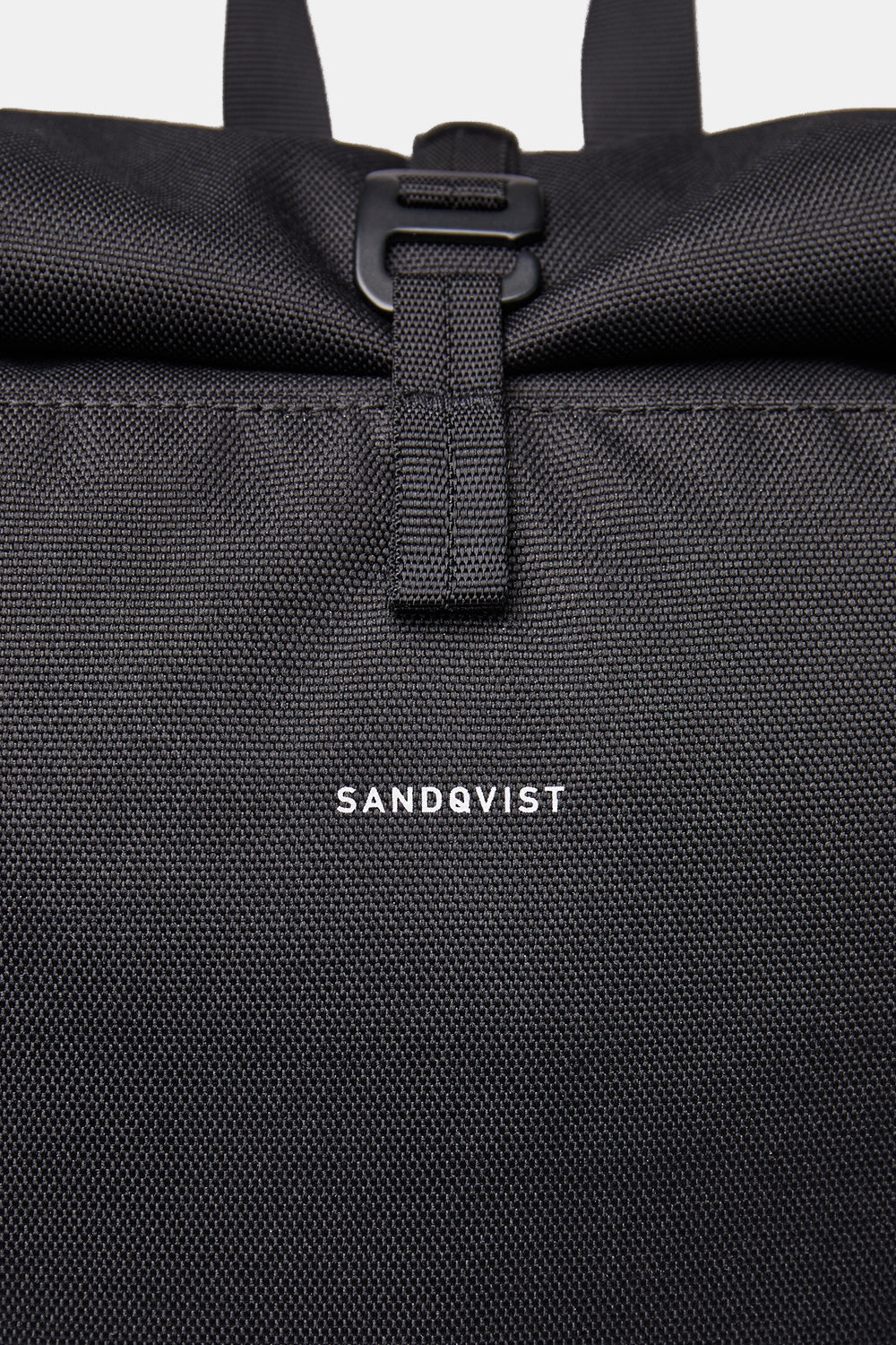 Sandqvist Arvid Recycled Polyester Backpack (Black) | Number Six