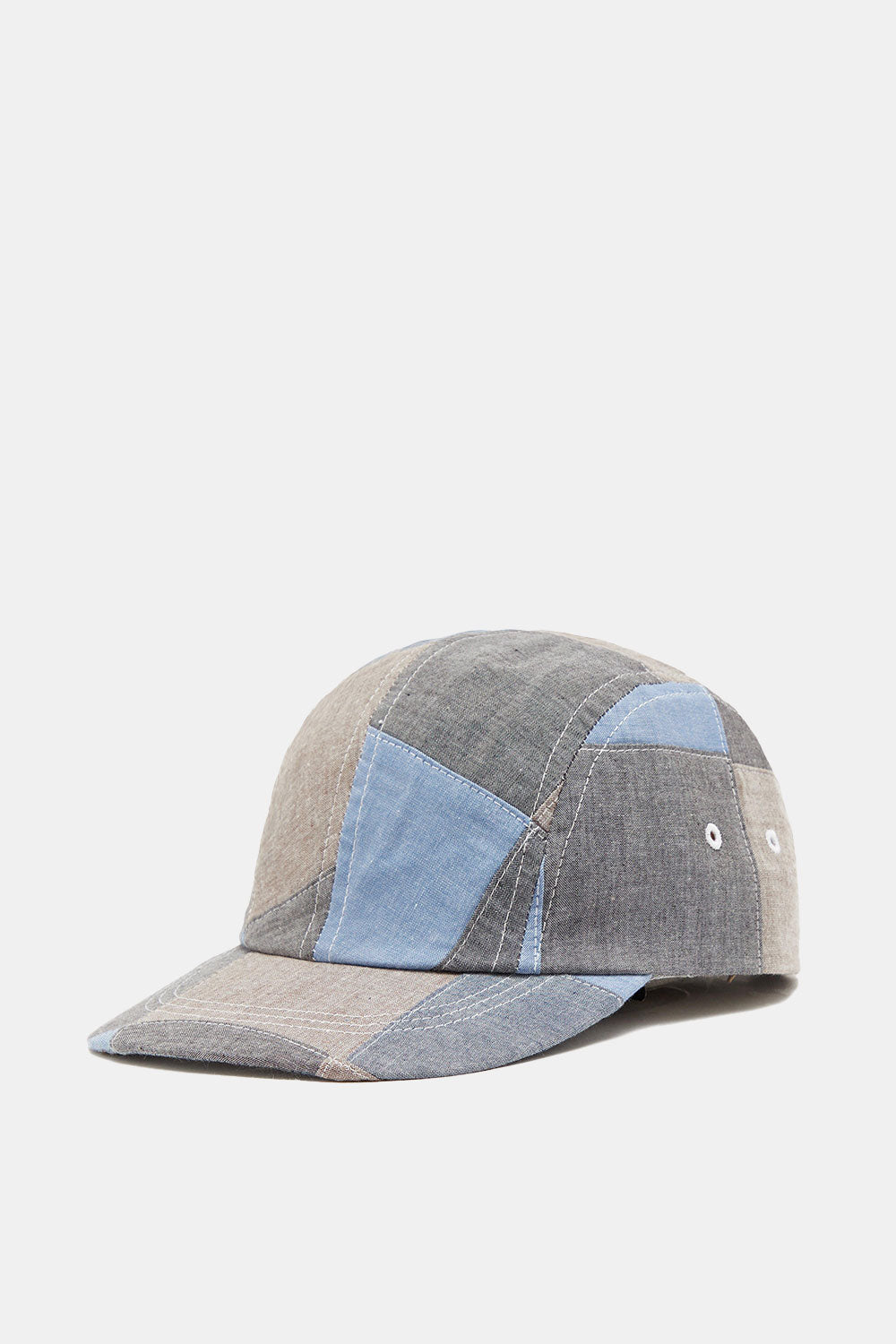 Anonymous Ism Chambray Patchwork Cap (Blue) | Number Six