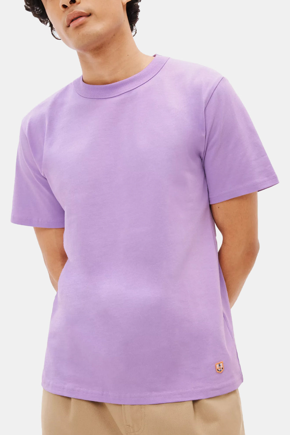 Armor Lux Heritage Organic Callac T-Shirt (Light Purple)