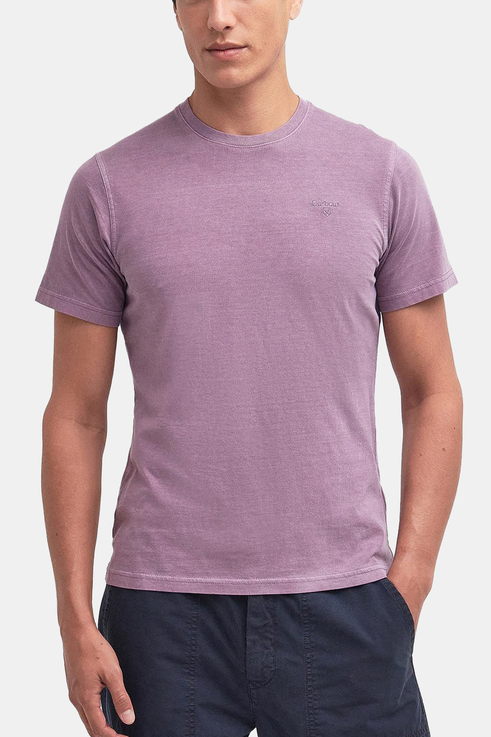 Barbour Garment Dyed T-Shirt (Purple)
