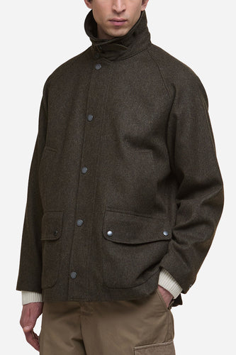 Barbour Modified Bedale Wool Jacket (Olive)