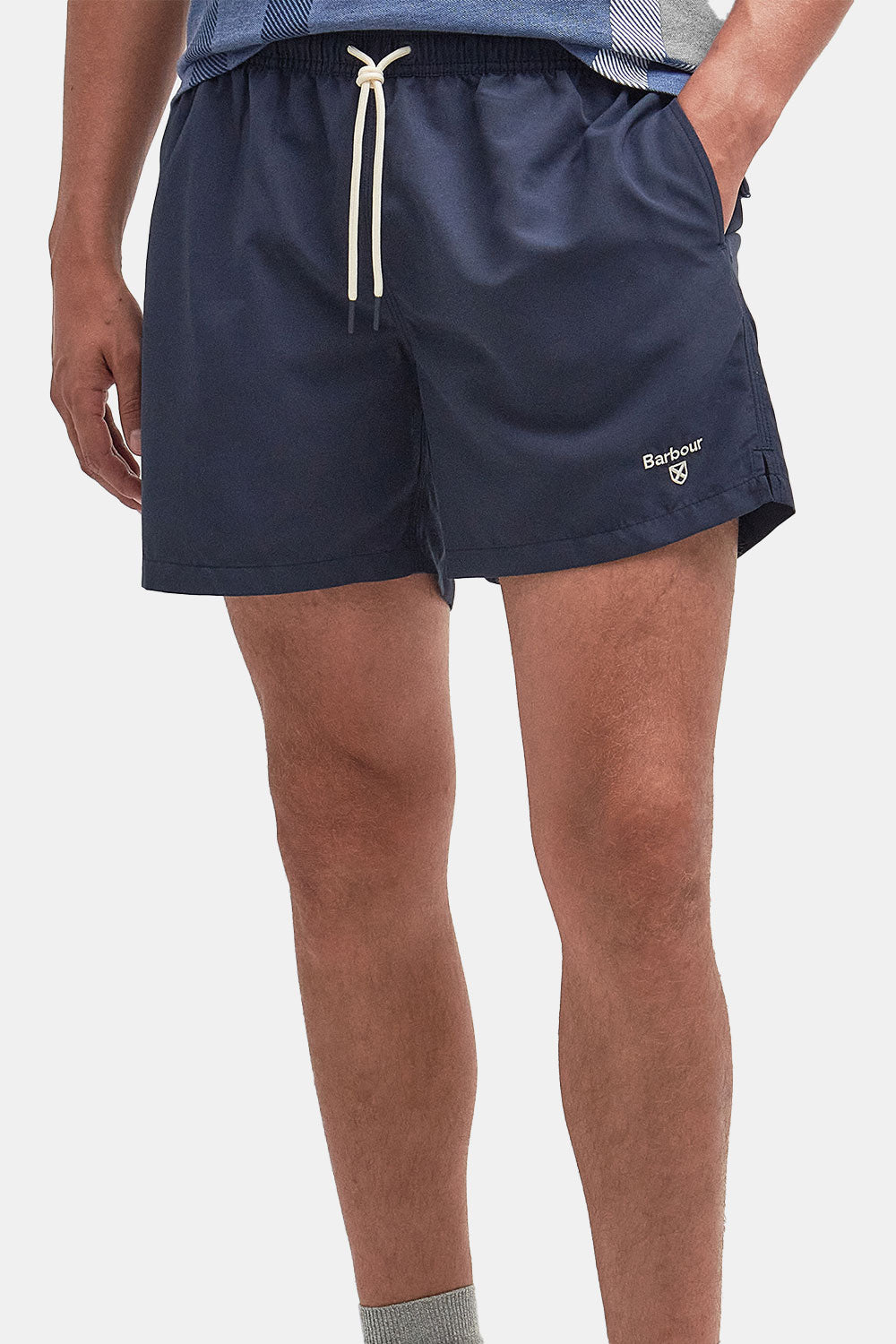 Barbour Staple Logo Swim Shorts (Navy)