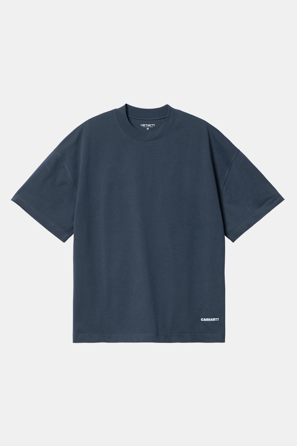 Carhartt Short Sleeve Script T-Shirt (Blue/White)
