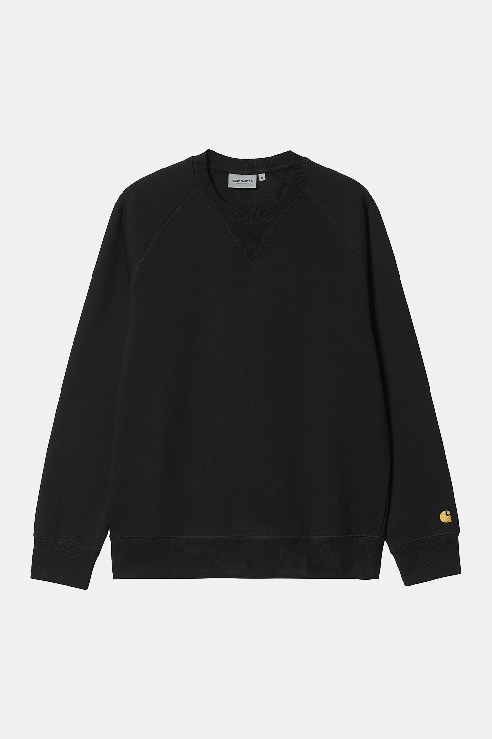 Carhartt WIP Chase Heavy Sweatshirt (Black & Gold) Front