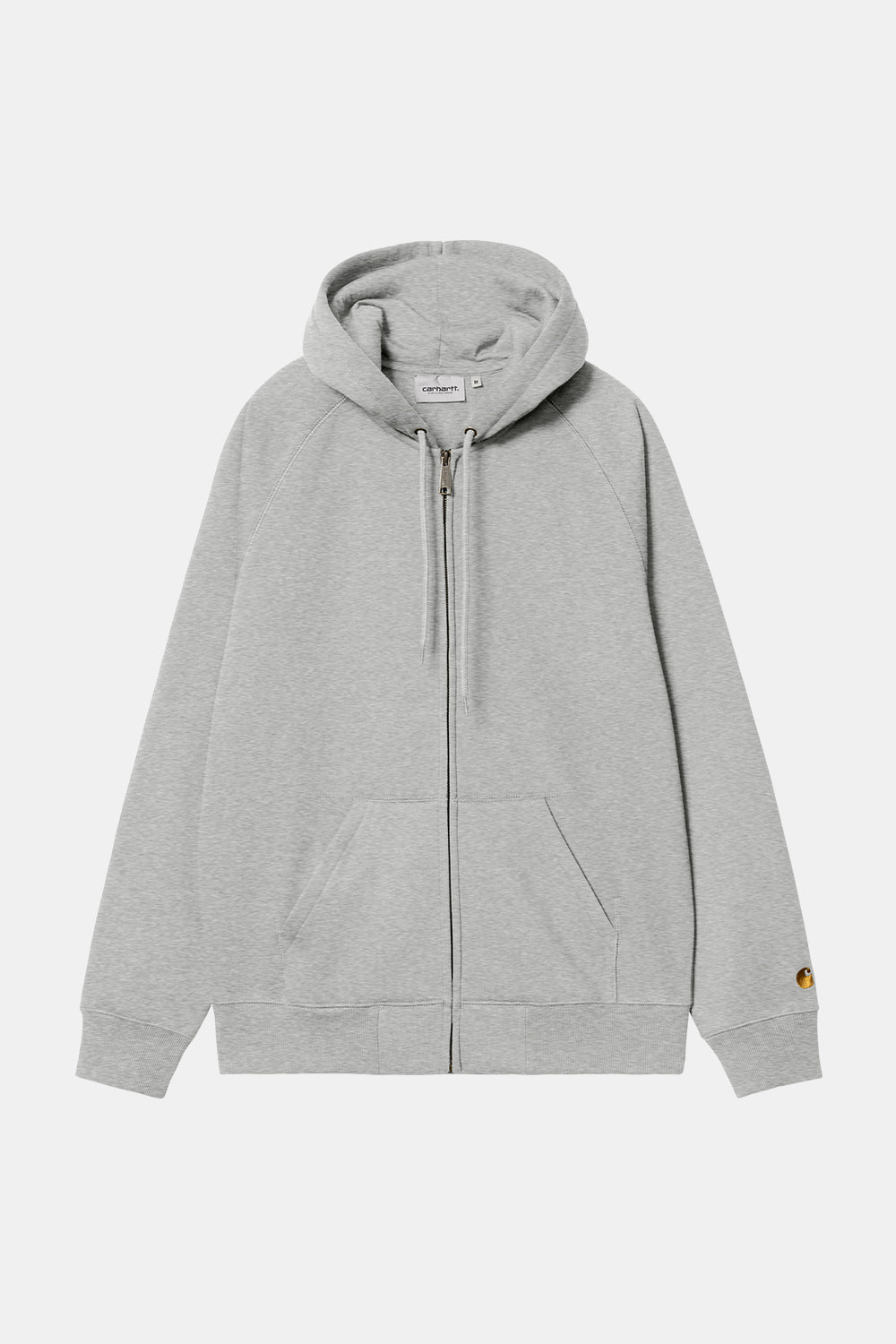 Carhartt WIP Hooded Chase Jacket (Grey Heather/Gold)
